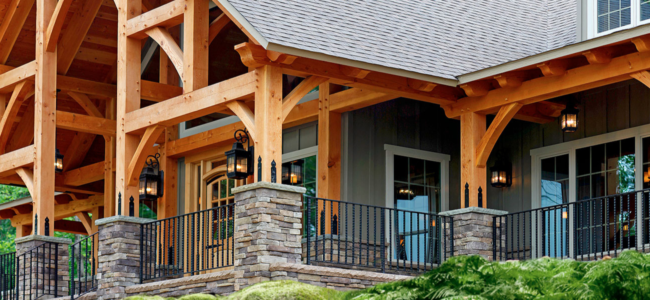 Custom Home: Energy-Efficient Timber Frame Home
