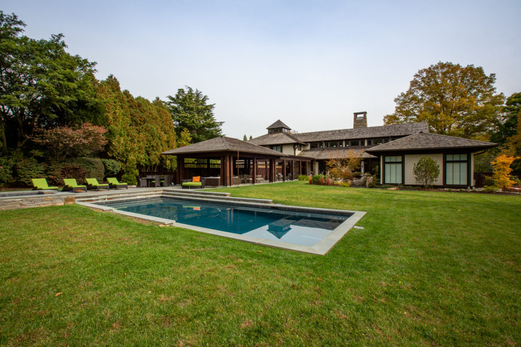 Timber frame pavilion